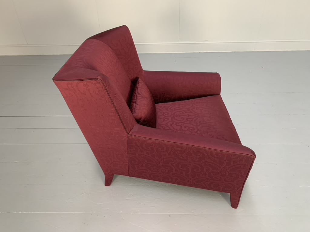 Fendi Casa Armchair - In Red Embroidered Fabric - Image 7