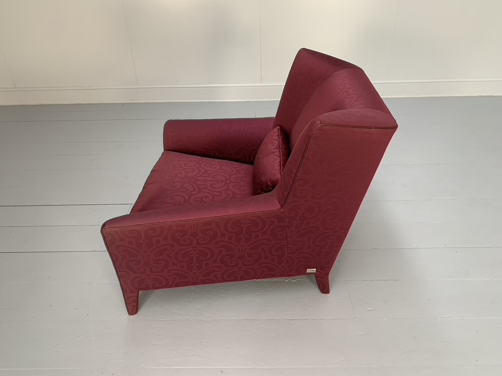 Fendi Casa Armchair - In Red Embroidered Fabric - Image 8