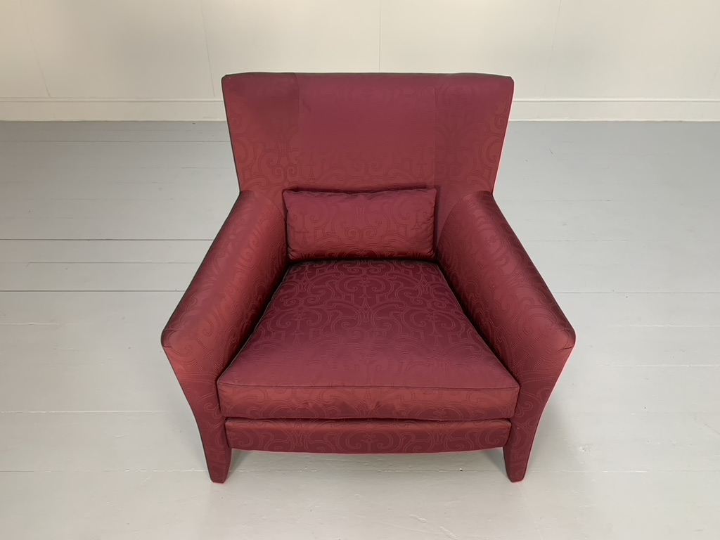 Fendi Casa Armchair - In Red Embroidered Fabric - Image 6