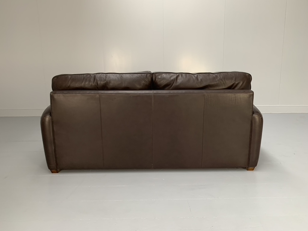 Duresta "Spitfire" 2.5-Seat Sofa - In Dark Brown "Mustang" Leather - Image 3