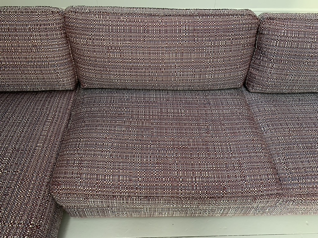 Minotti "Freeman" 4-Seat L-Shape Sofa - In Dedar Tweed Fabric - Image 8