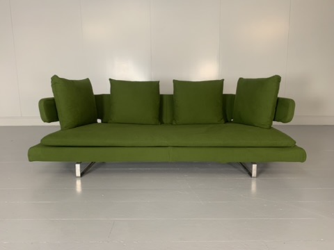 B&B Italia "Arne A252C" 3-Seat Sofa - In Green Fabric