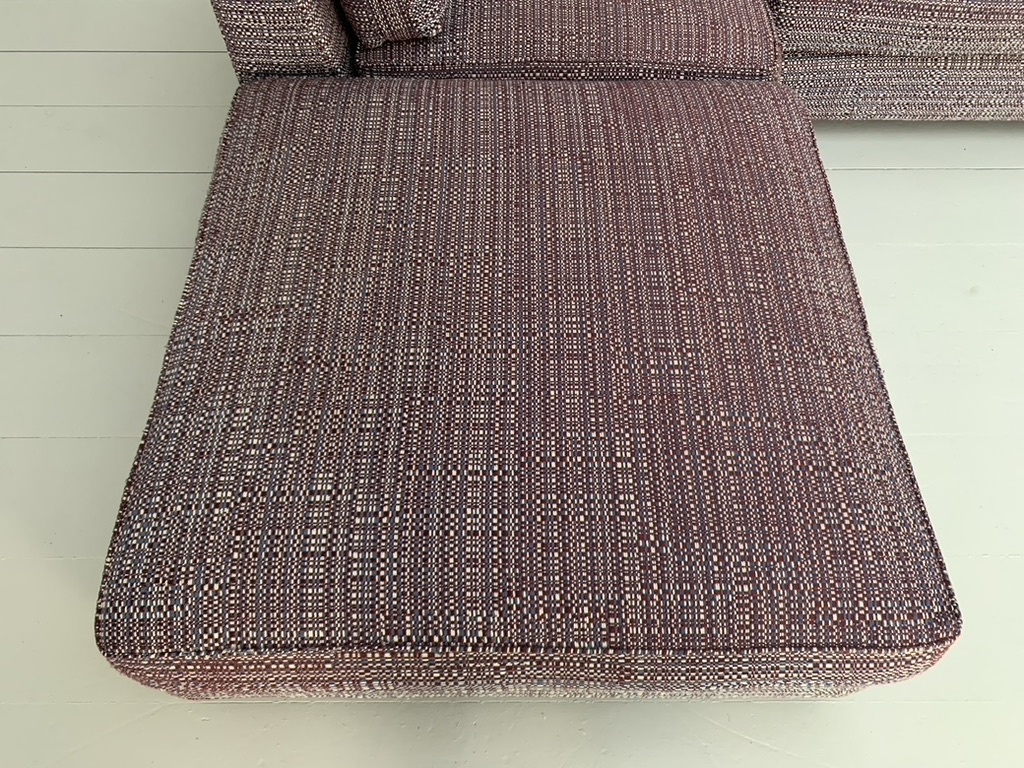 Minotti "Freeman" 4-Seat L-Shape Sofa - In Dedar Tweed Fabric - Image 6