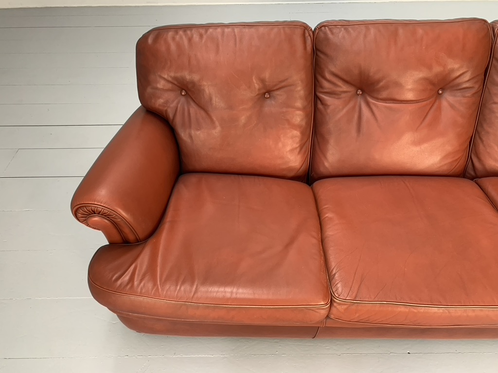 Poltrona Frau "Dream" 3-Seat Sofa - In Oxblood "Heritage" Leather - Image 10