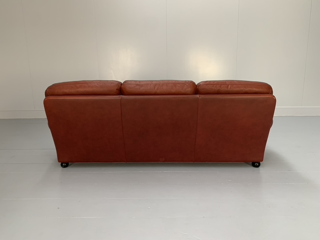 Poltrona Frau "Dream" 3-Seat Sofa - In Oxblood "Heritage" Leather - Image 3