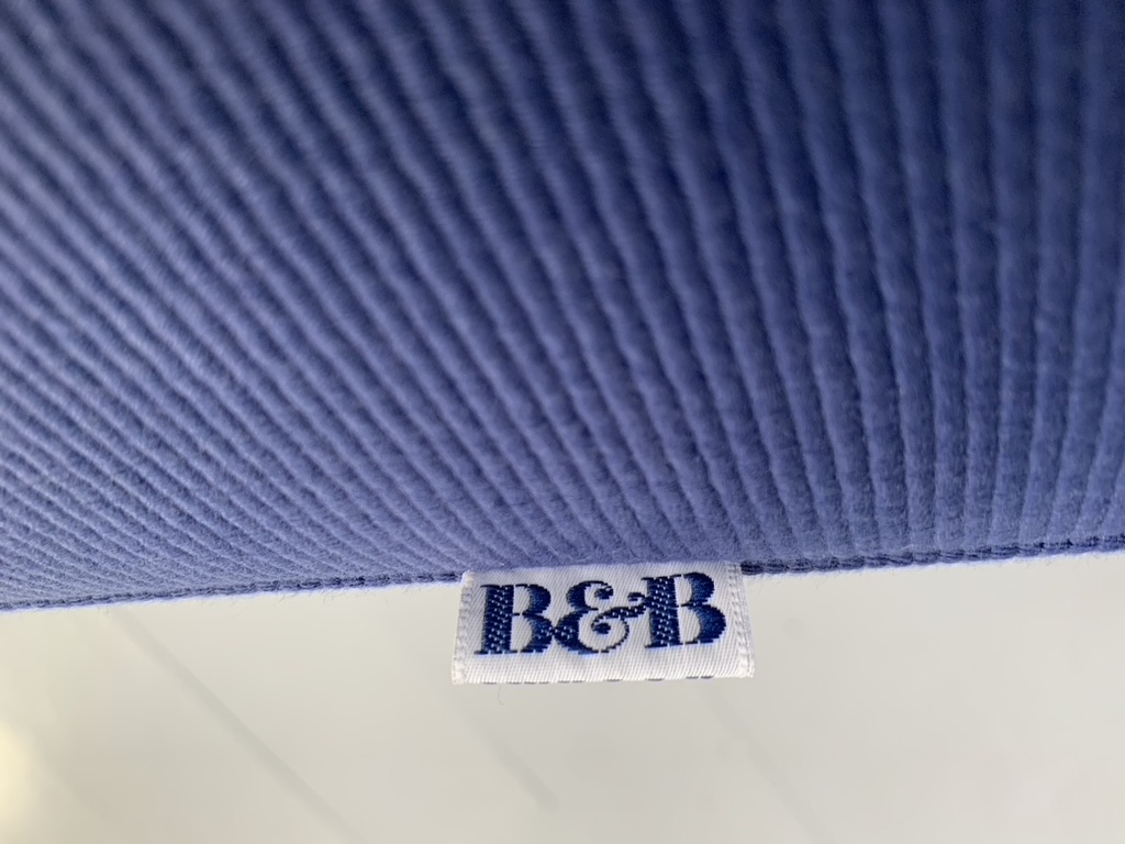B&B Italia "Florence" Armchair - In Mid Blue Fabric - Image 13