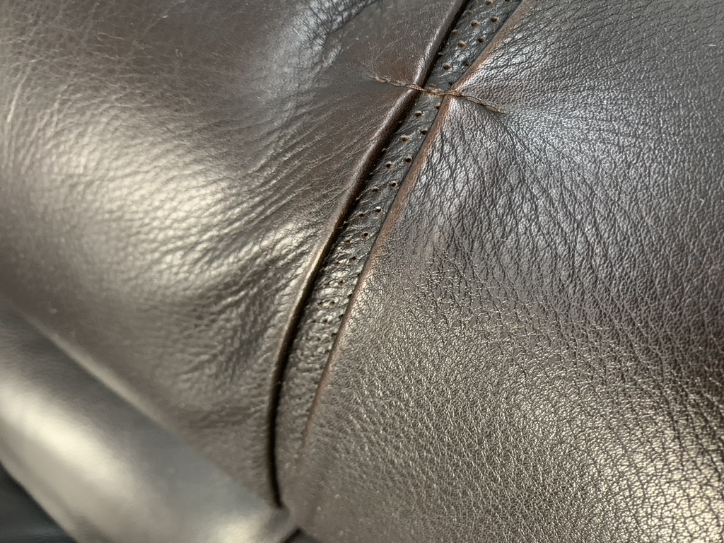 B&B Italia "Tufty Time" L-Shape Sofa - In Brown Leather - Image 12