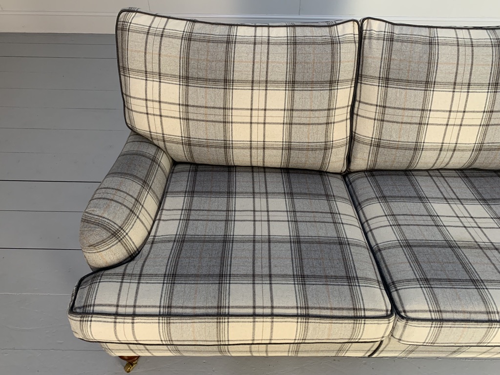 Duresta "Lansdowne" Sofa & Armchair - In Wool Tartan Plaid - Image 14