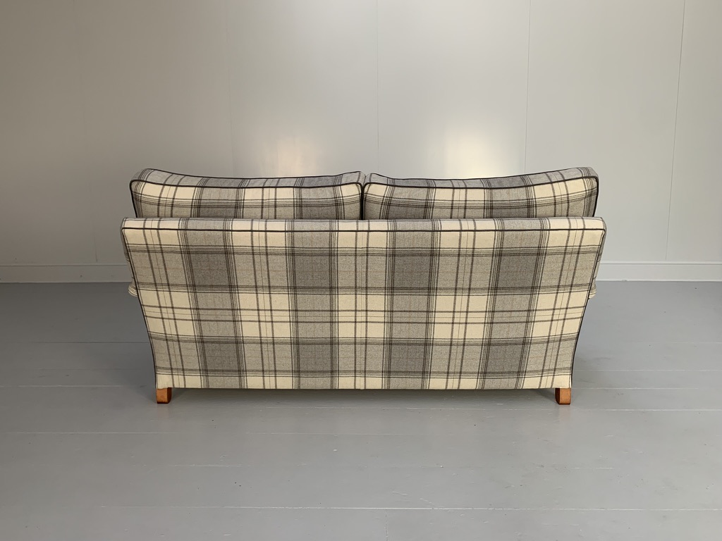 Duresta "Lansdowne" Sofa & Armchair - In Wool Tartan Plaid - Image 8
