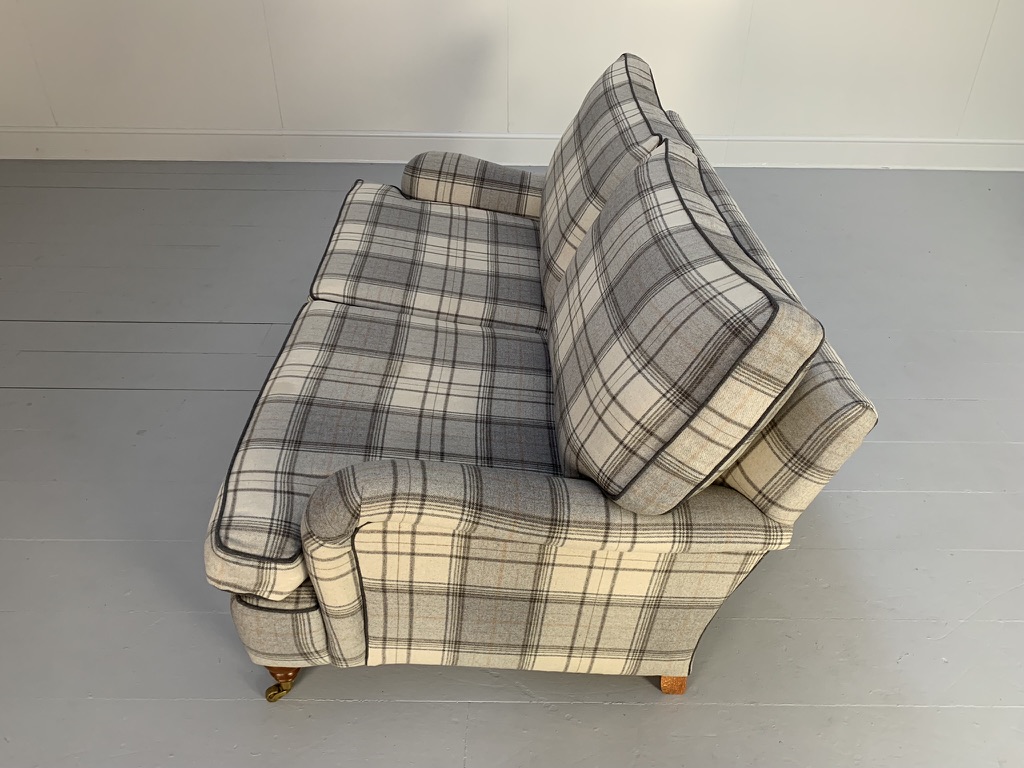 Duresta "Lansdowne" Sofa & Armchair - In Wool Tartan Plaid - Image 13