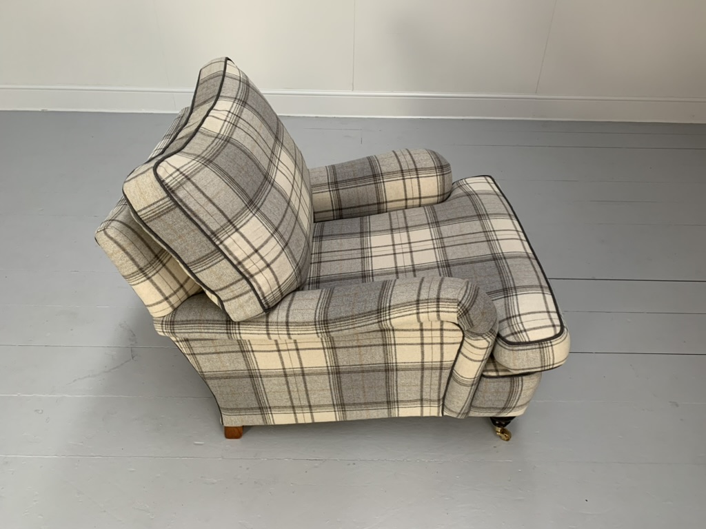 Duresta "Lansdowne" Sofa & Armchair - In Wool Tartan Plaid - Image 22