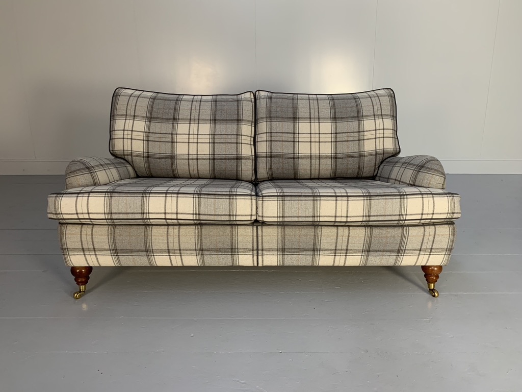 Duresta "Lansdowne" Sofa & Armchair - In Wool Tartan Plaid - Image 7