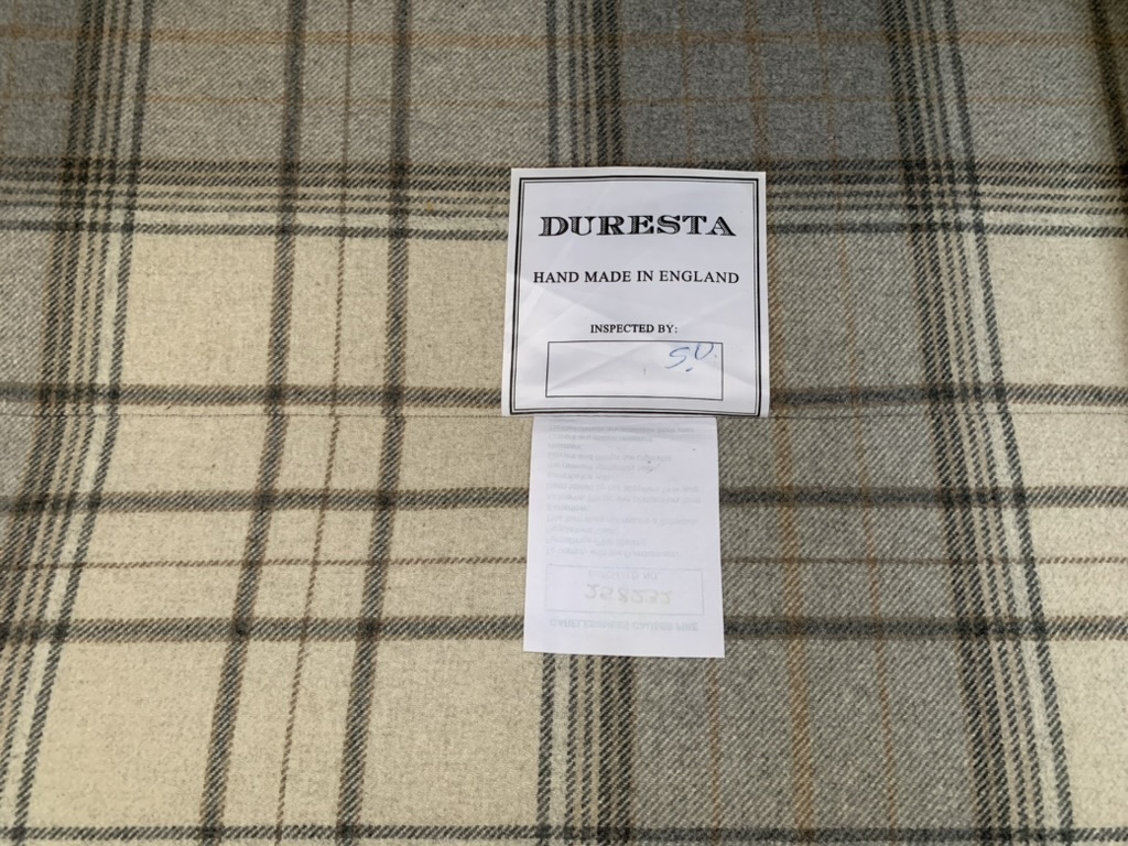 Duresta "Lansdowne" Sofa & Armchair - In Wool Tartan Plaid - Image 25