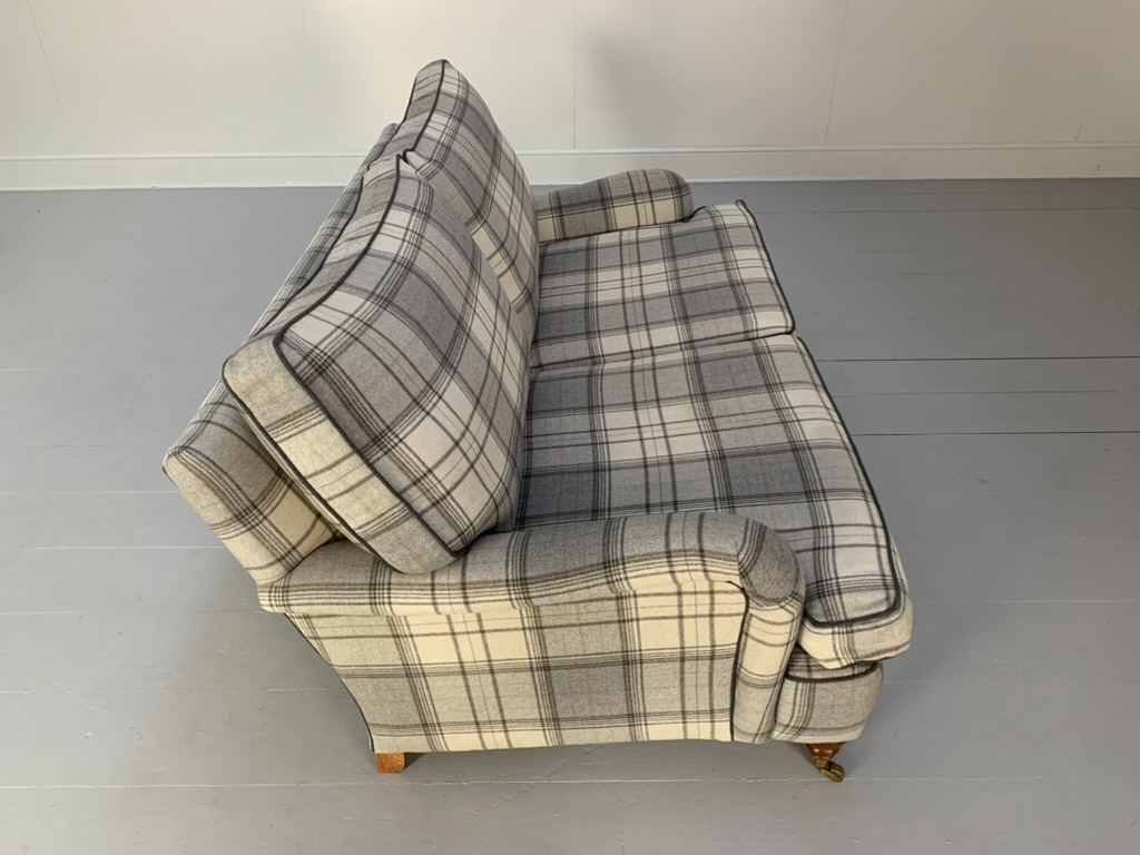 Duresta "Lansdowne" Sofa & Armchair - In Wool Tartan Plaid - Image 12