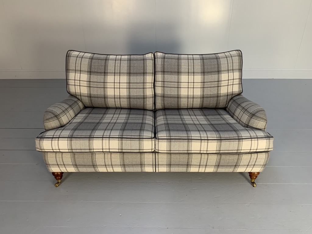 Duresta "Lansdowne" Sofa & Armchair - In Wool Tartan Plaid - Image 11