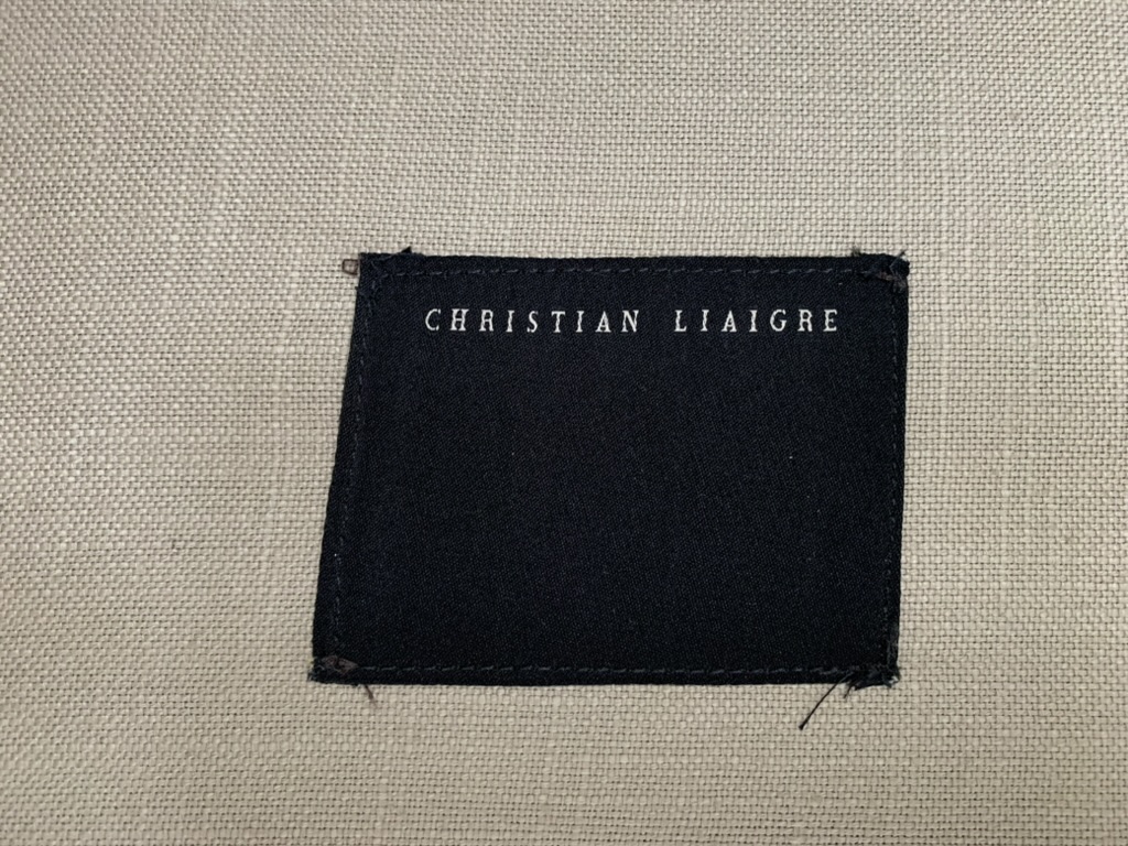 Christian Liaigre "Beluga" 2.5-Seat Sofa - In Linen Fabric - Image 15