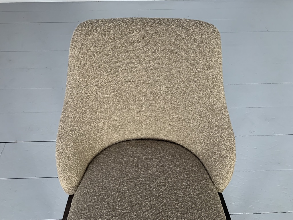 4 Molteni & C "Chelsea" Dining Chairs in Taupe "Boucle" Wool - Image 14