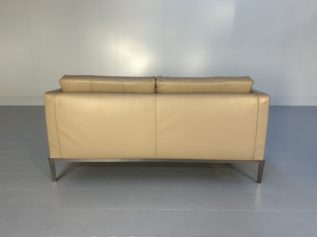 B&B Italia "AC Lounge ALG152" Compact Sofa - In Taupe "Gamma" Leather - Image 4