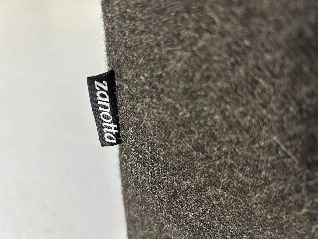 Zanotta "Greg" 2.5-Seat Sofa - In Dark Grey Wool - Image 12