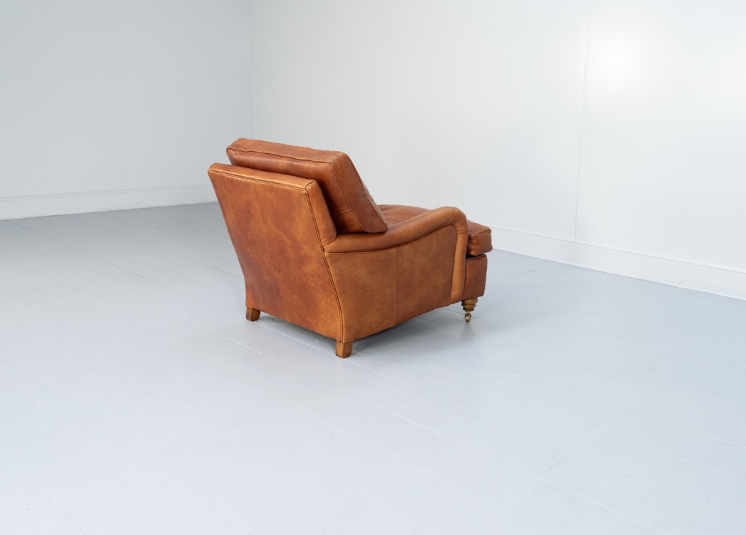 Duresta "Lansdowne" Sofa & 2 Armchair Suite - In Tan Brown "Niven" Leather - RRP £12,000 - Image 11