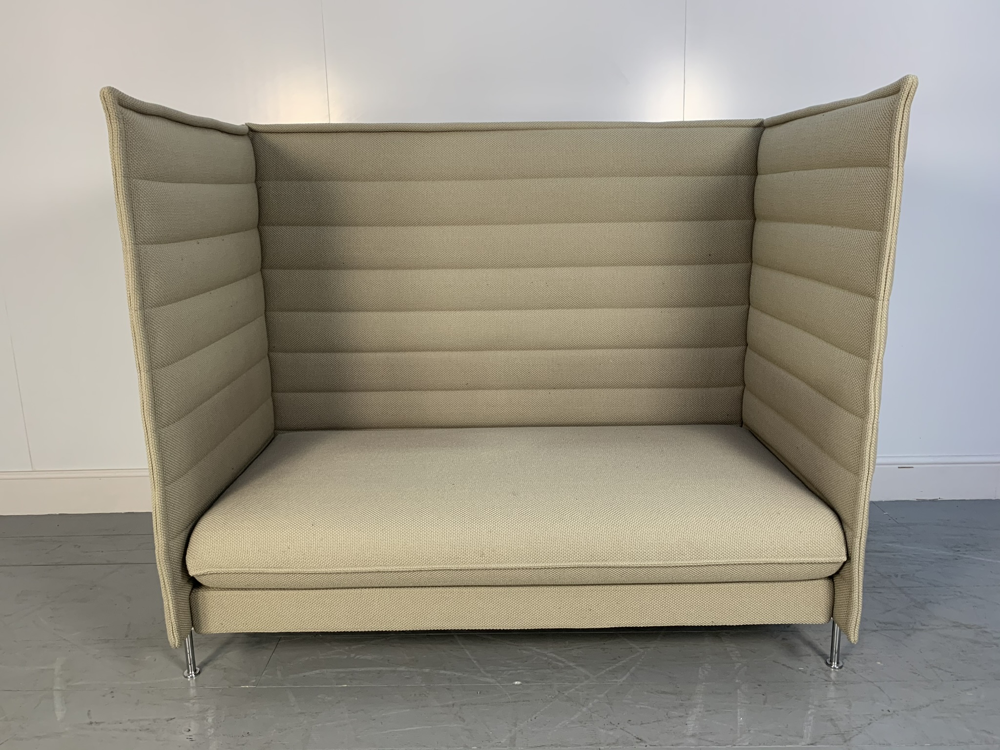 Vitra "Alcove" 2-Seat Highback Sofa - In Rock "Credo" Fabric - Image 7
