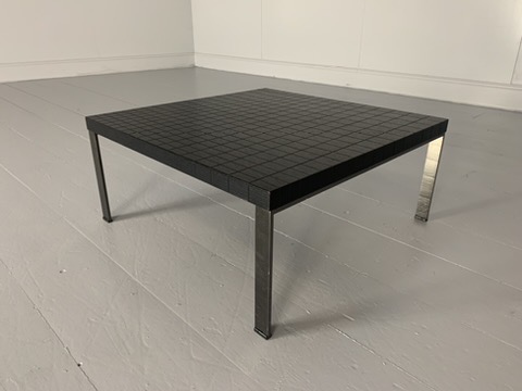Pair of Poltrona Frau "Geometrie" Coffee Sofa Side Tables - In Wenge - Image 7