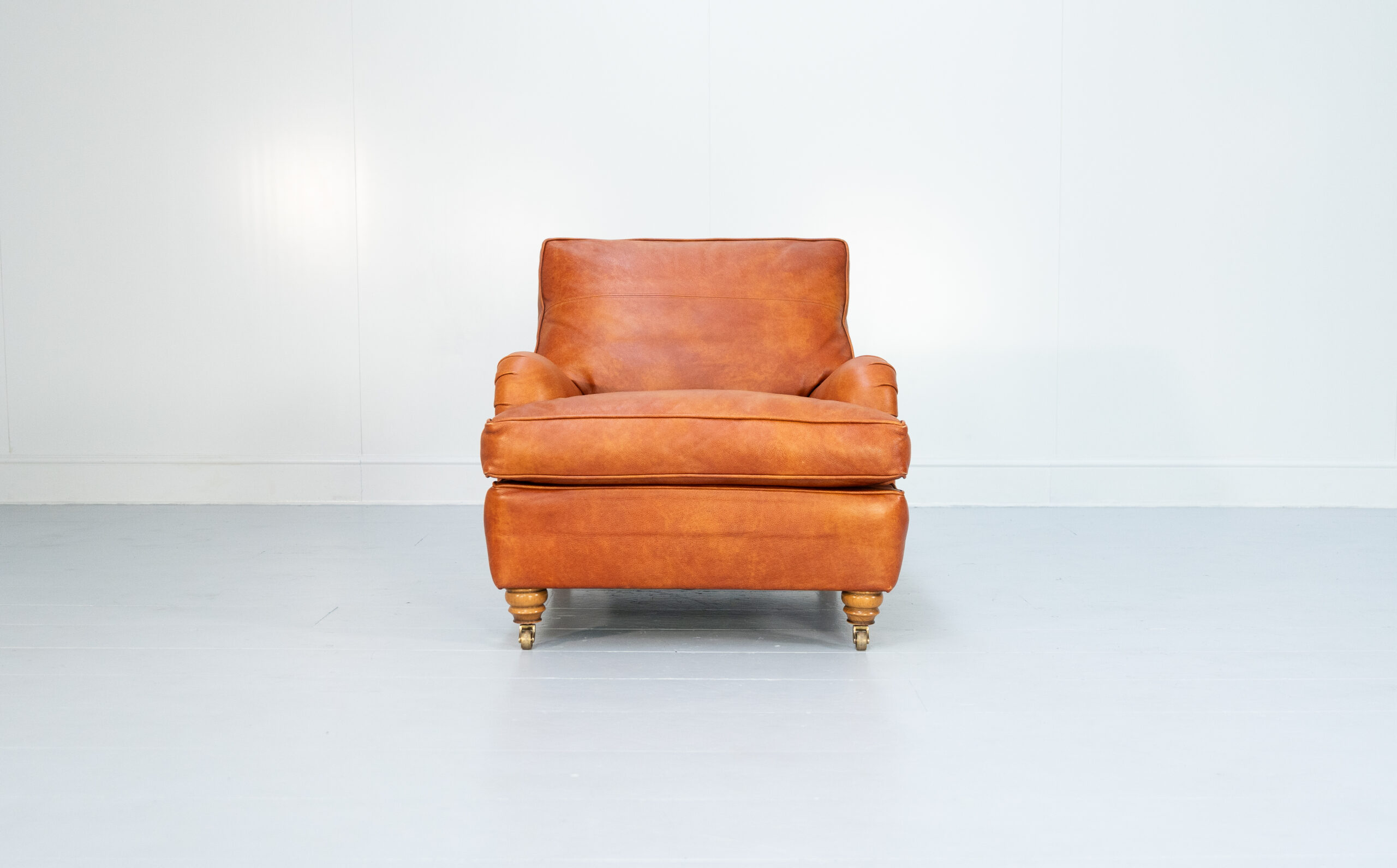 Duresta "Lansdowne" Sofa & 2 Armchair Suite - In Tan Brown "Niven" Leather - RRP £12,000 - Image 6