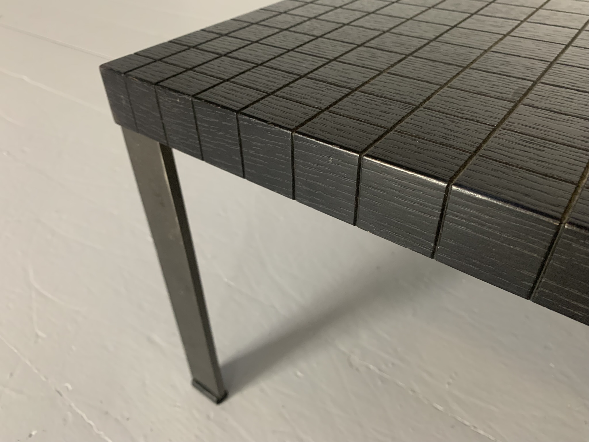 Pair of Poltrona Frau "Geometrie" Coffee Sofa Side Tables - In Wenge - Image 12