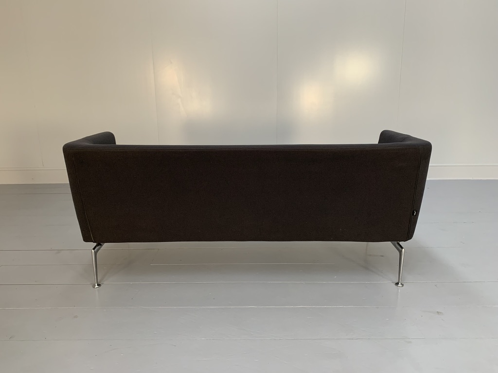 Vitra "Suita" 2-Seat Sofa - In Elephant Grey "Credo" Fabric - Image 4