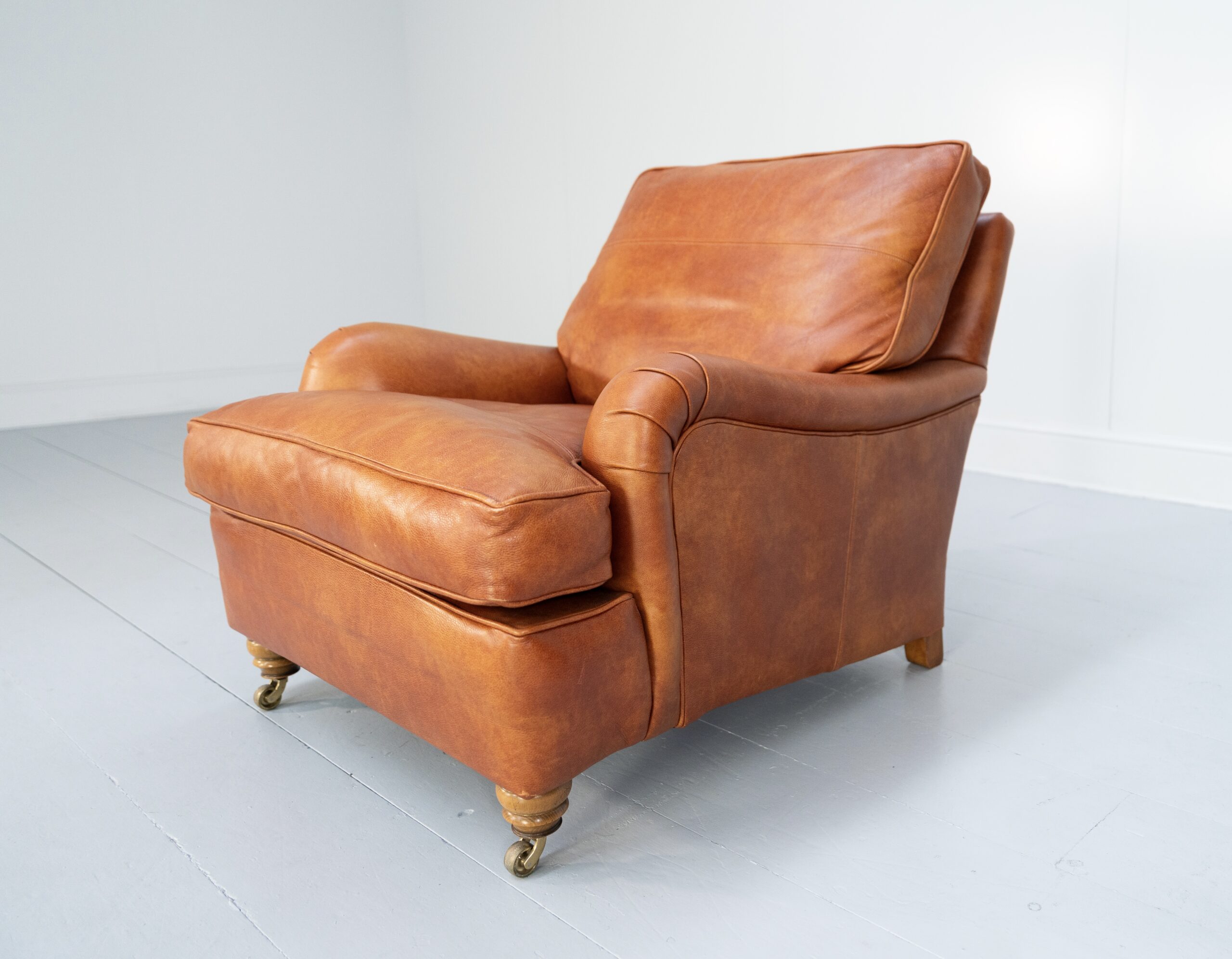 Duresta "Lansdowne" Sofa & 2 Armchair Suite - In Tan Brown "Niven" Leather - RRP £12,000 - Image 12