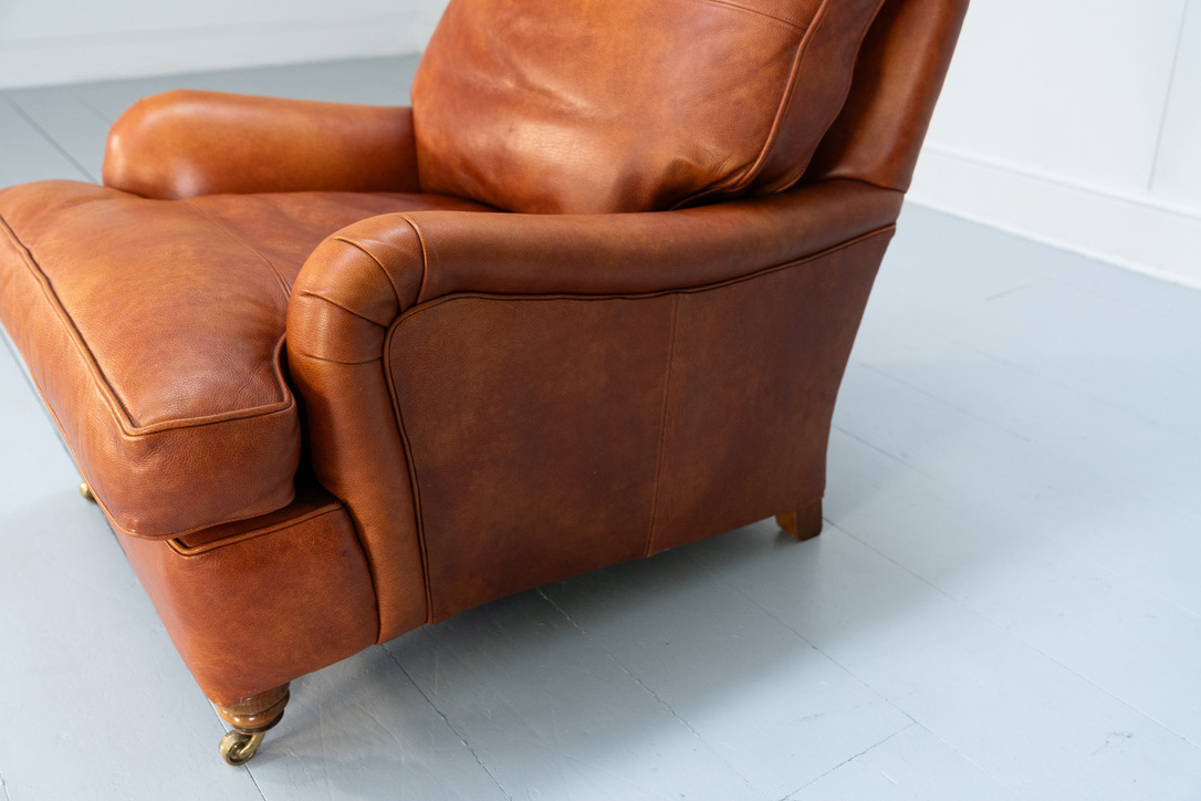 Duresta "Lansdowne" Sofa & 2 Armchair Suite - In Tan Brown "Niven" Leather - RRP £12,000 - Image 14