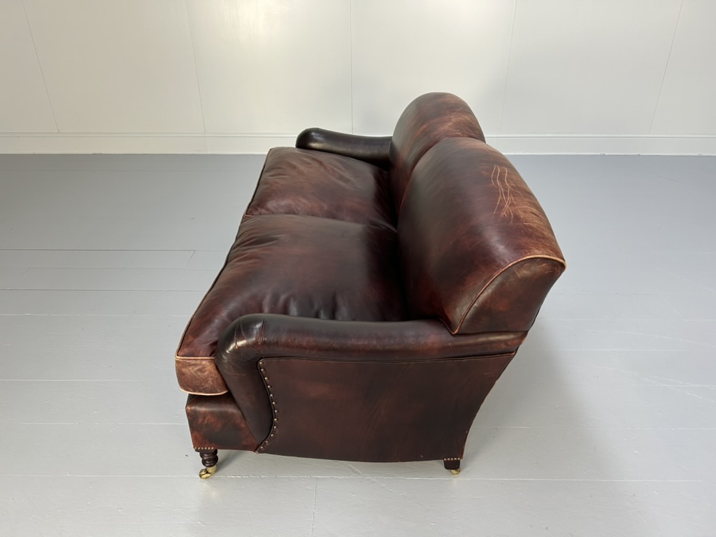 Pair of George Smith "Signature" 2.5-Seat Sofas - In Oxblood Leather - Image 24