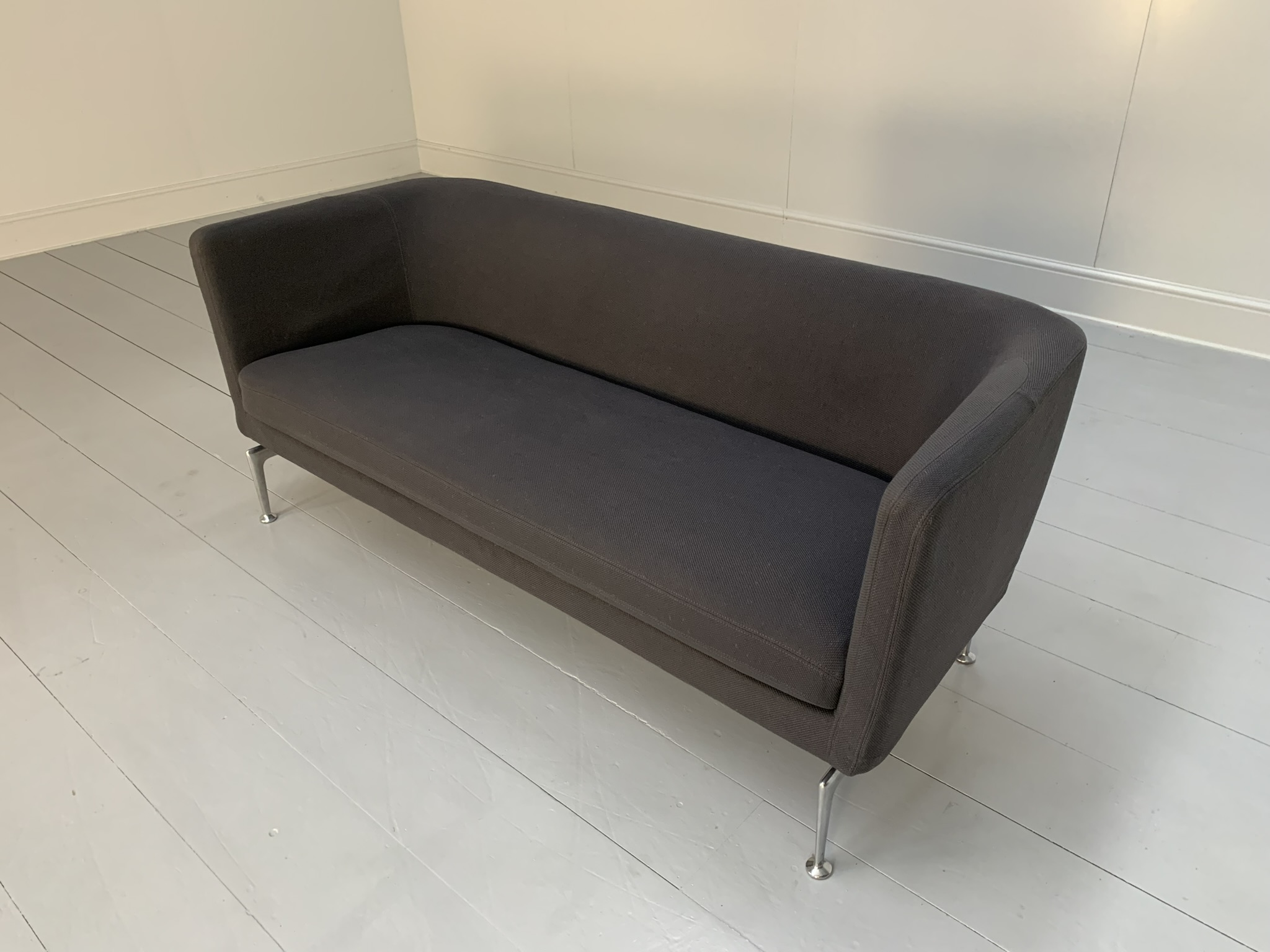 Vitra "Suita" 2-Seat Sofa - In Elephant Grey "Credo" Fabric - Image 7