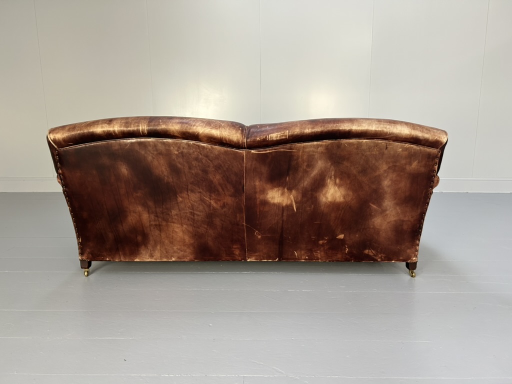 Pair of George Smith "Signature" 2.5-Seat Sofas - In Oxblood Leather - Image 18
