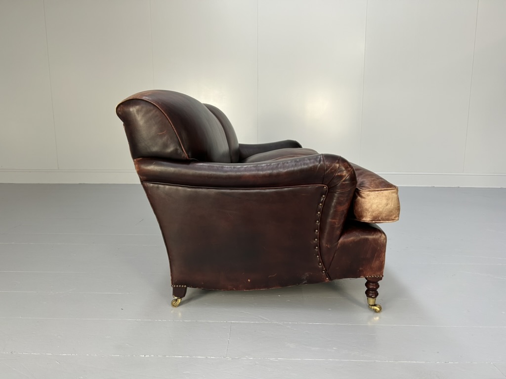 Pair of George Smith "Signature" 2.5-Seat Sofas - In Oxblood Leather - Image 19