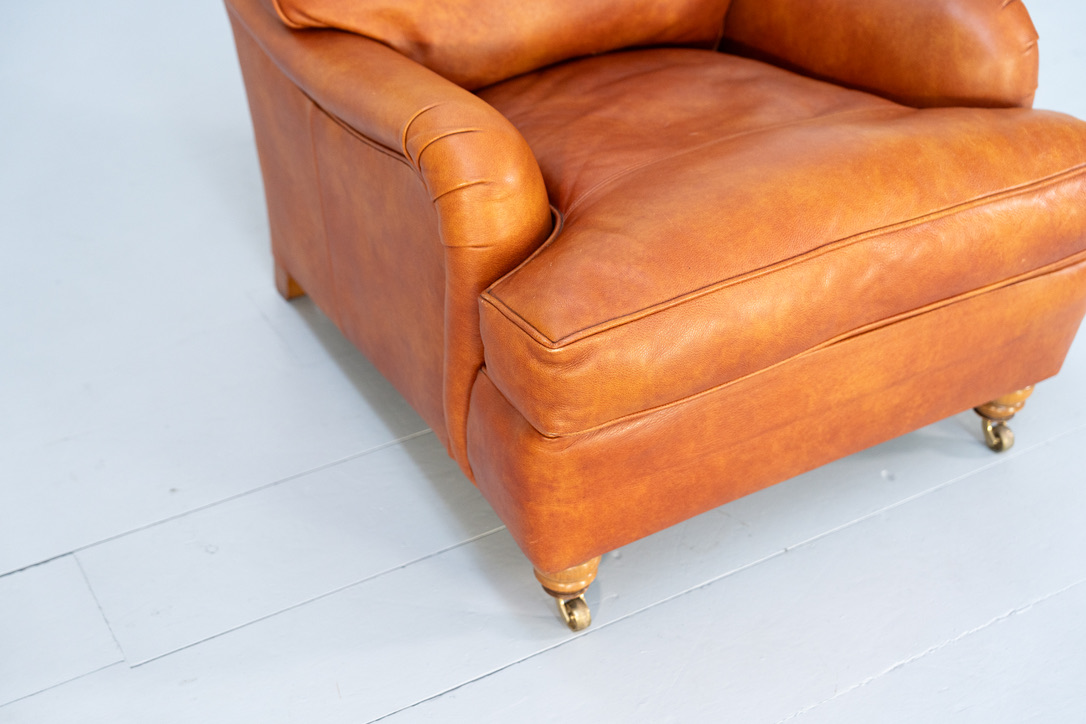 Duresta "Lansdowne" Sofa & 2 Armchair Suite - In Tan Brown "Niven" Leather - RRP £12,000 - Image 16