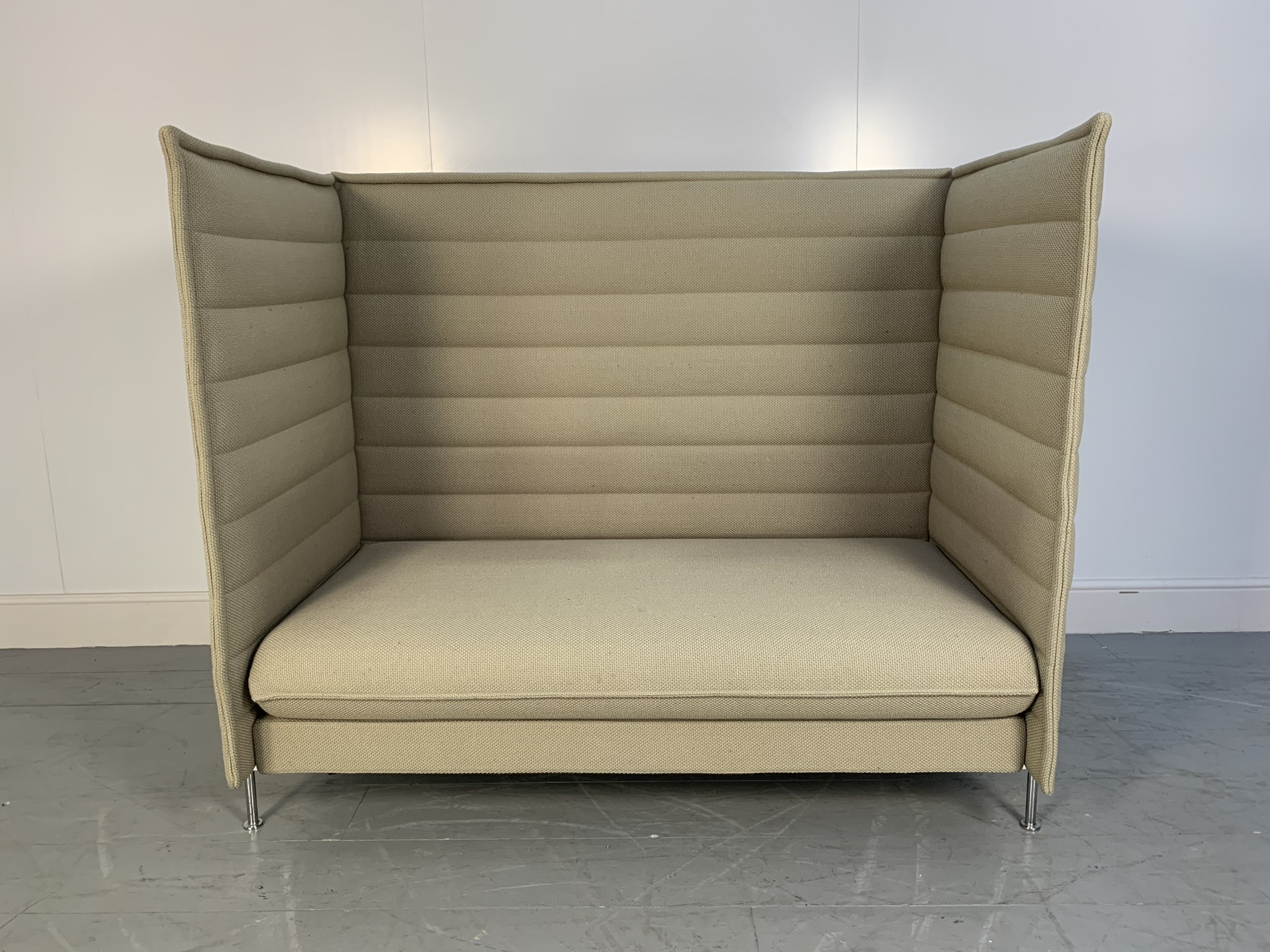 Vitra "Alcove" 2-Seat Highback Sofa - In Rock "Credo" Fabric - Image 3