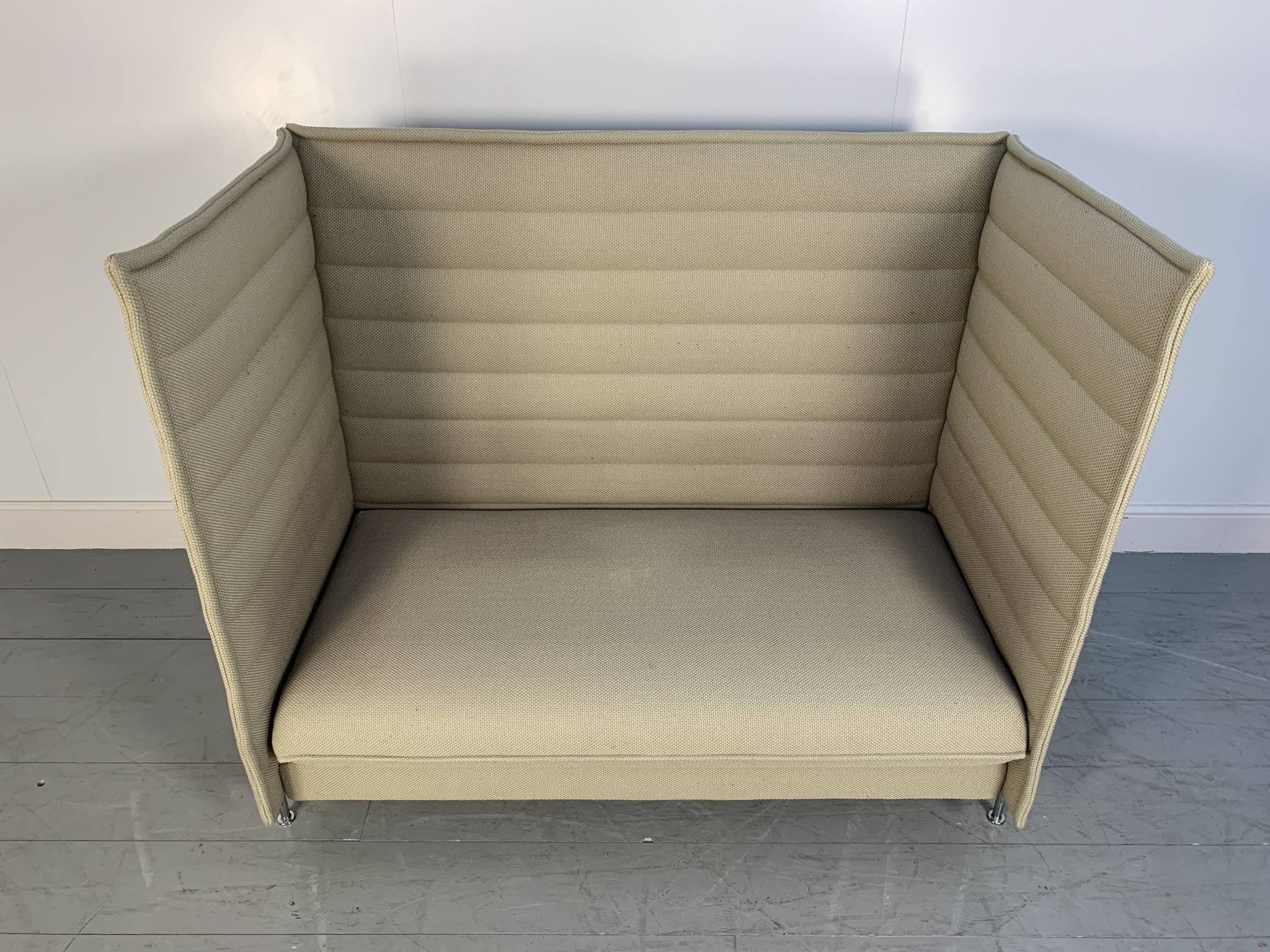 Vitra "Alcove" 2-Seat Highback Sofa - In Rock "Credo" Fabric - Image 8