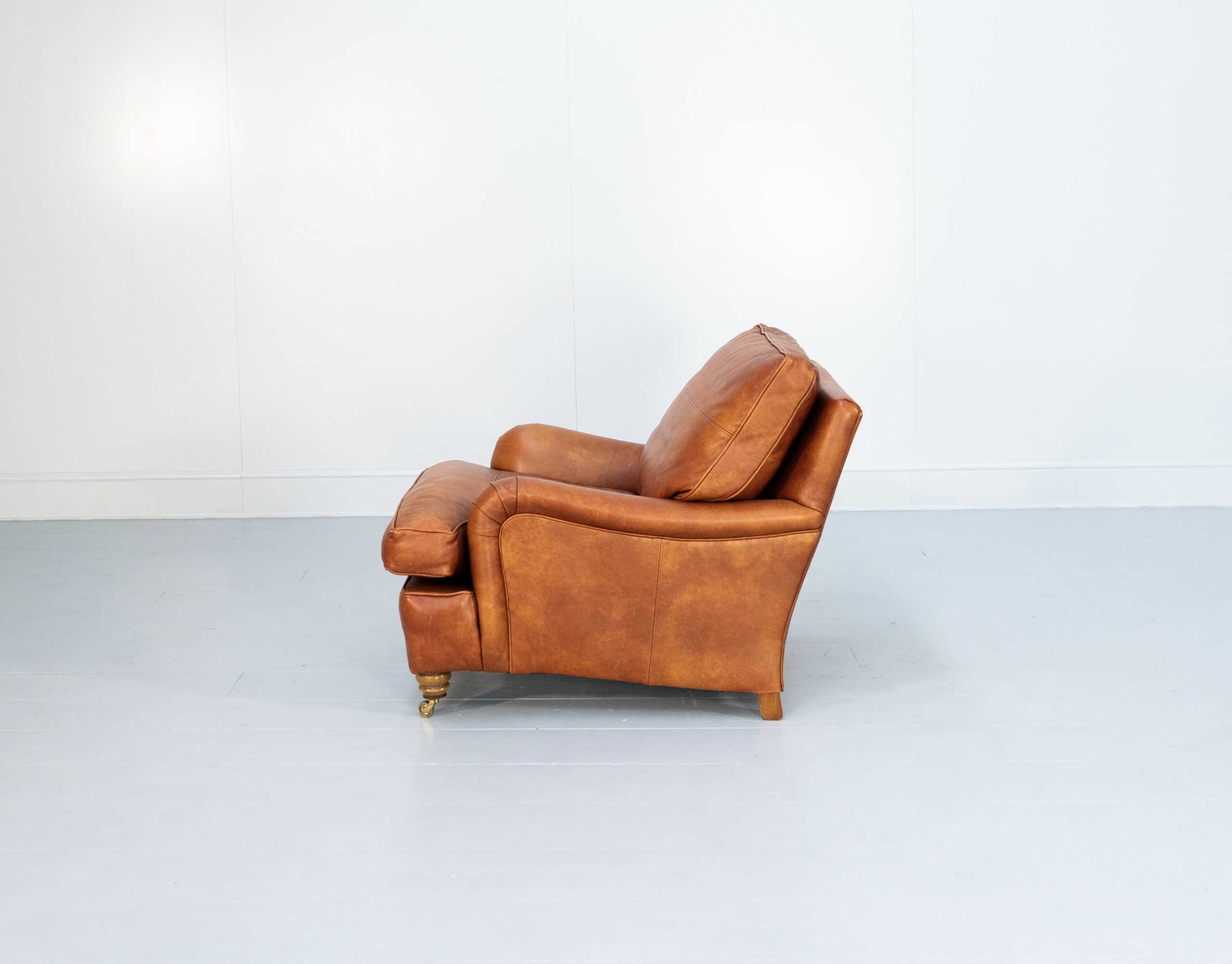 Duresta "Lansdowne" Sofa & 2 Armchair Suite - In Tan Brown "Niven" Leather - RRP £12,000 - Image 9