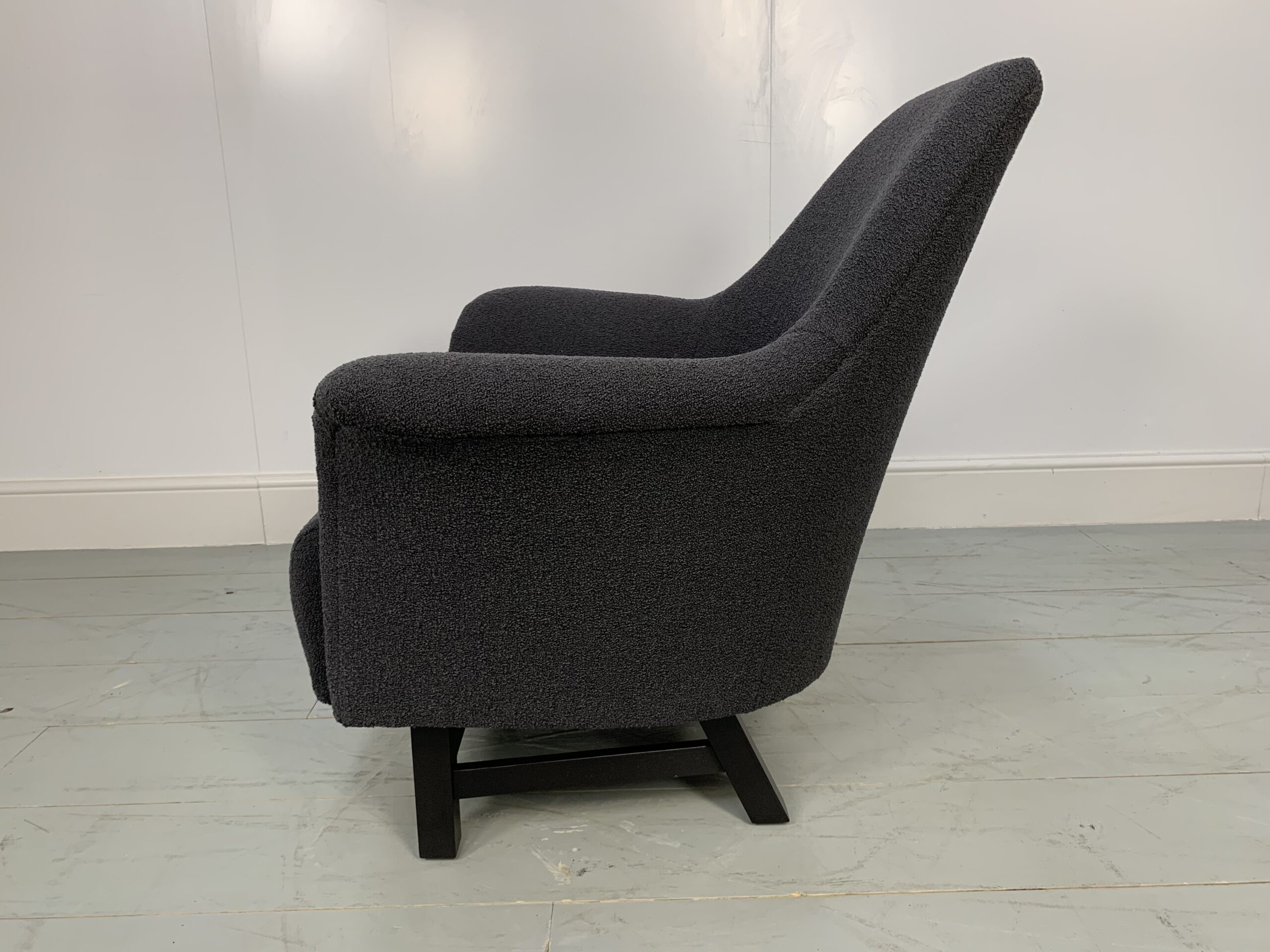 George Smith "Justice" Armchair by Tom Dixon - In Grey Boucle Wool - Image 5