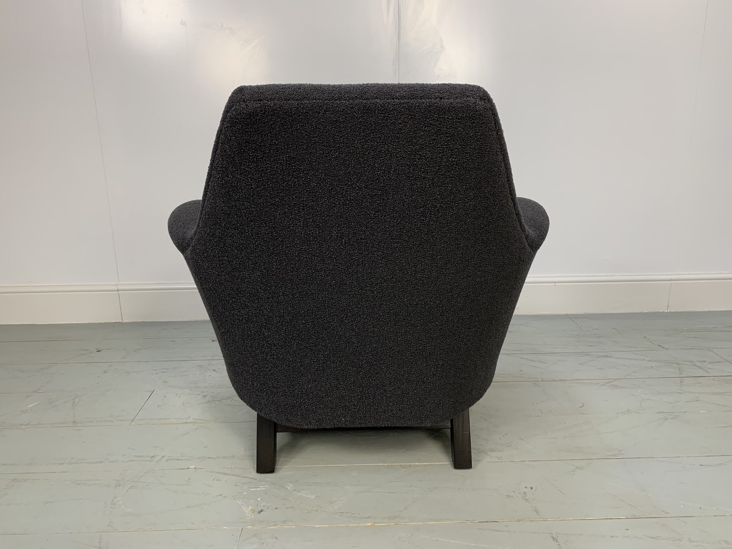 George Smith "Justice" Armchair by Tom Dixon - In Grey Boucle Wool - Image 3