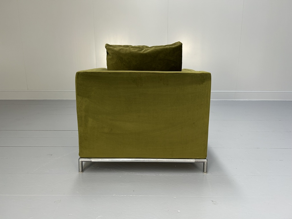 B&B Italia "George" Armchair - In Green Velvet - RRP £3000 - Image 4
