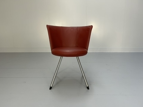 Erik Jorgensen "EJ 11" Cocktail Chair - In Oxblood Leather