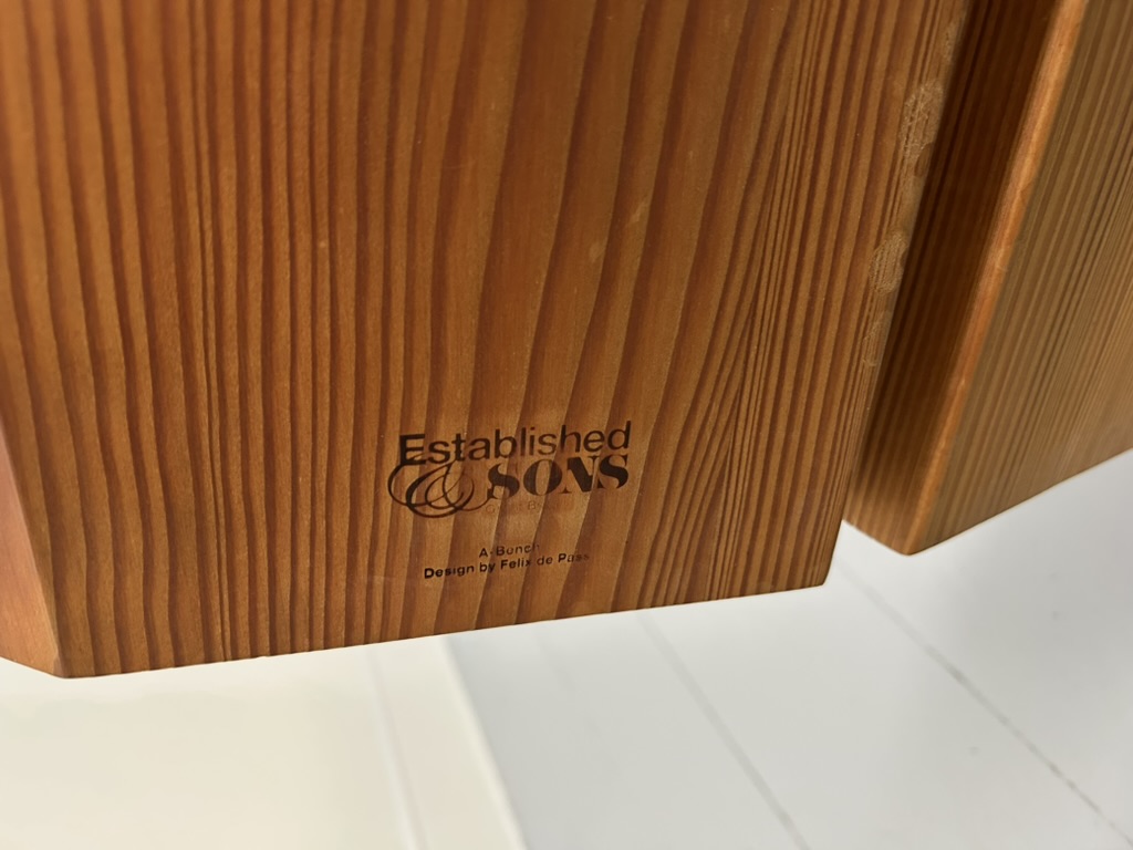 Established & Sons "A-Bench" by Felix De Pass - Image 15