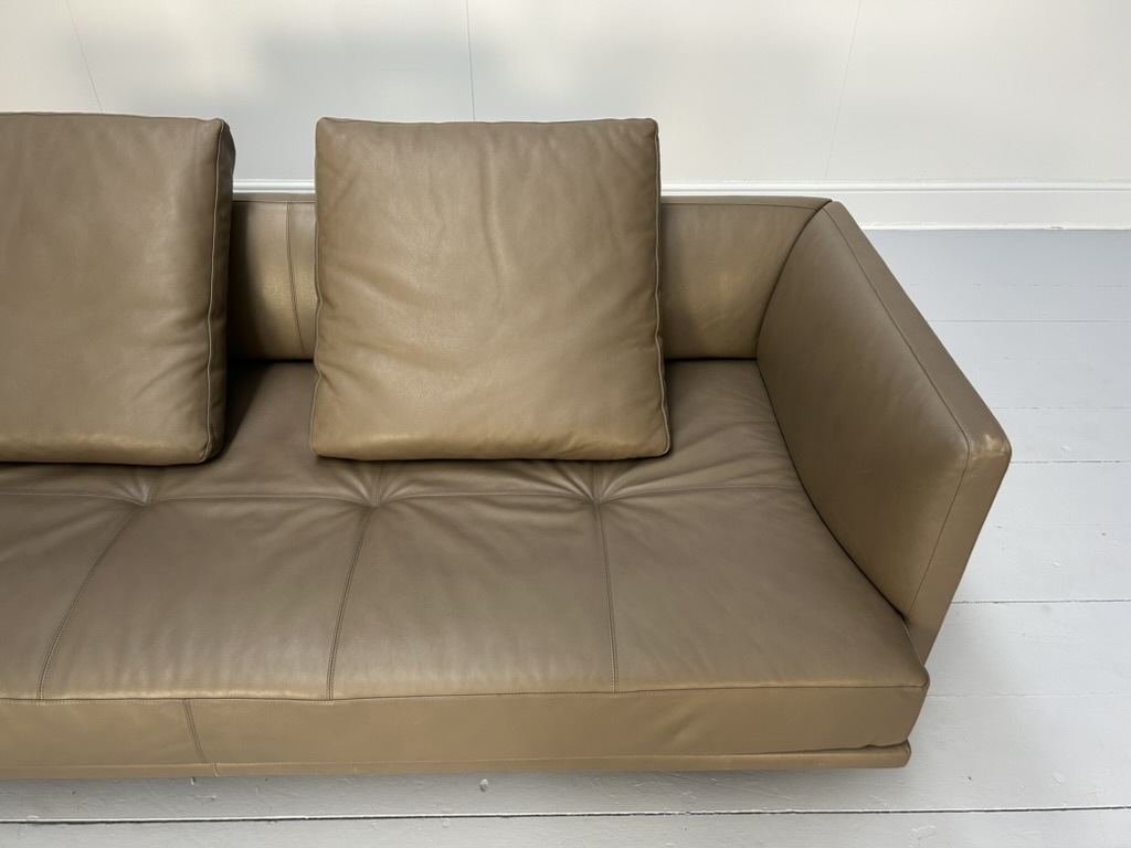 Walter Knoll "Prime Time 490" Sofa & "Ameo" Table - In Clay "Safari" Leather - Image 11