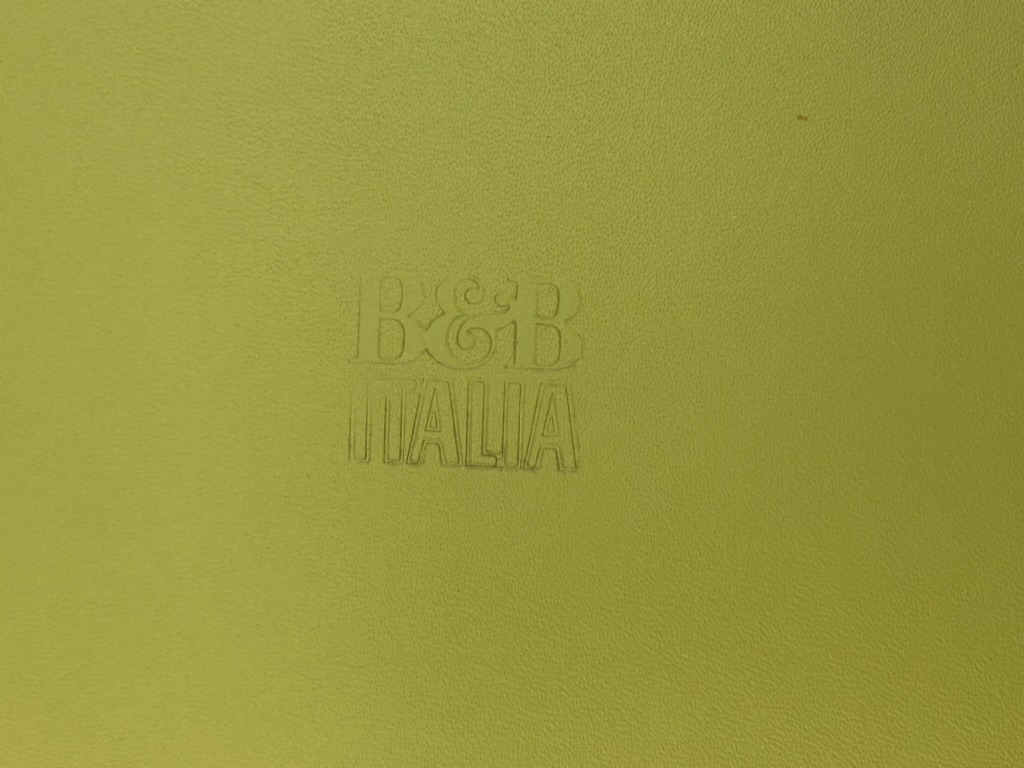 Pair of B&B Italia "Tulip Sixty" Armchairs - In Lime Green "Gamma" Leather - Image 13