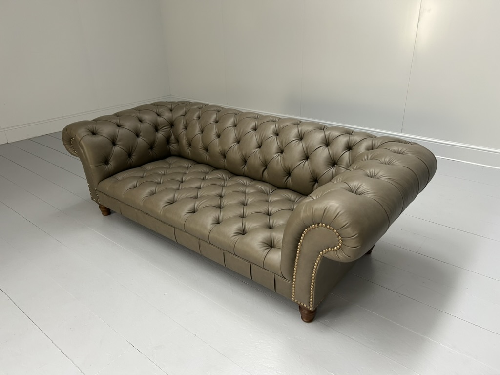George Smith "Early Victorian Chesterfield " Sofa - In Grey Brown Leather - RRP £15,000 - Image 11
