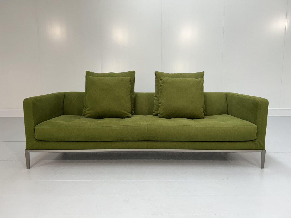 B&B Italia "Simpliciter" 3-Seat Sofa - In Green Fabric - RRP £8000 - Image 3