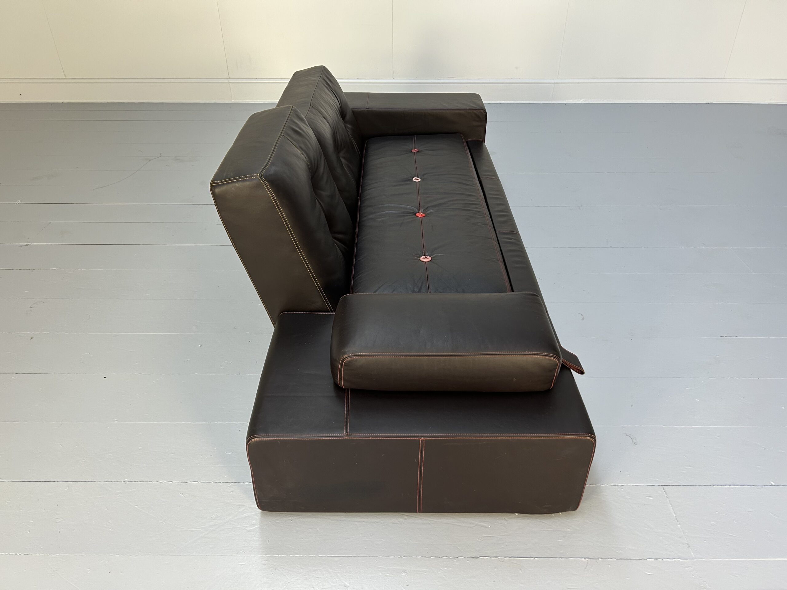 Vitra "Polder" 3-Seat Sofa - In Dark-Brown Leather - RRP £10,000 - Image 9