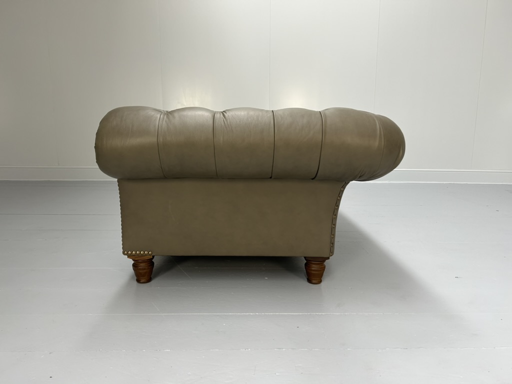 George Smith "Early Victorian Chesterfield " Sofa - In Grey Brown Leather - RRP £15,000 - Image 5